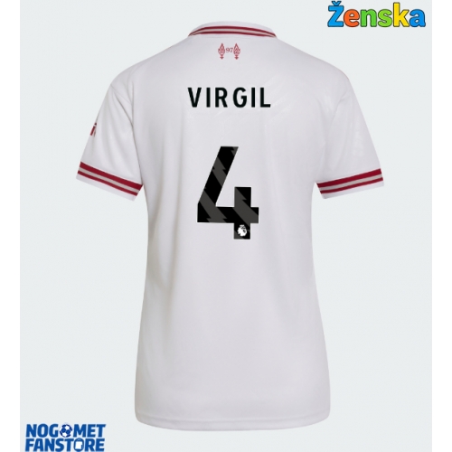 Liverpool Virgil van Dijk #4 Gostujuci Dres za Ženska 2026-27 Kratak Rukav